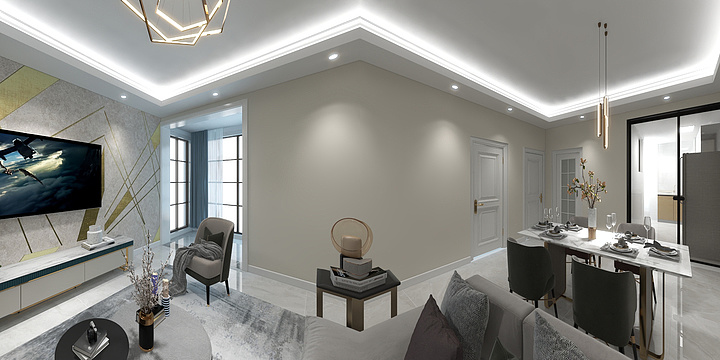 萍萍全屋设计-上恒绿都4-1-7-2-装修设计方案