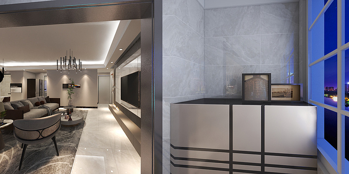 潘卫刚一一壹城壹家-沣科花园c区简约.dwg-装修设计方案