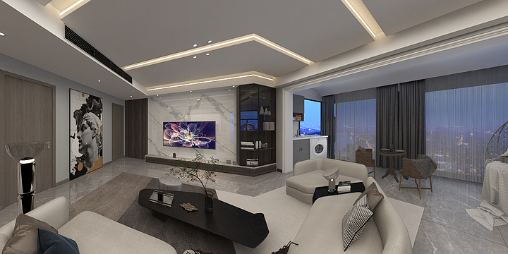 铜仁睿诚装饰-阳光城向美女雅居-装修设计方案