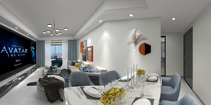 室内设计大田-美好上园12#902.dwg-装修设计方案