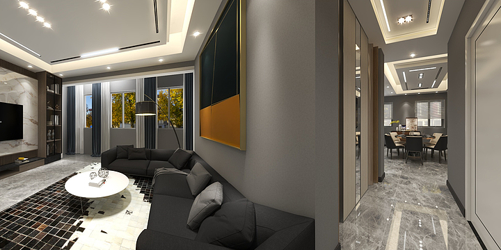 刘洋华一18727349185-瑞和园89.50㎡B户型3室2厅1卫-装修设计方案