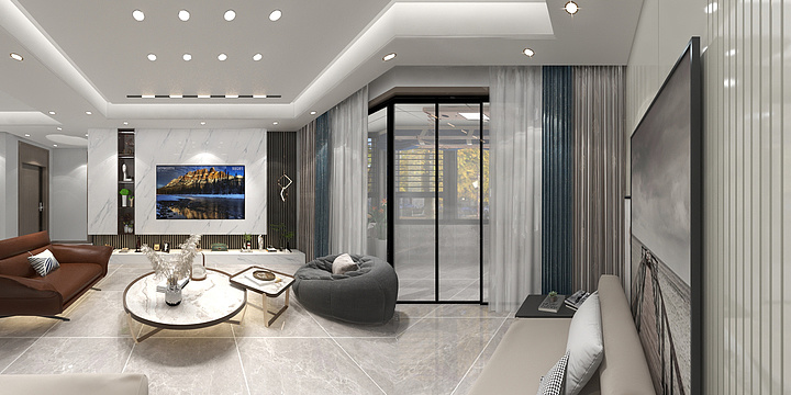 新乔居建材-段家庄9层.dwg-装修设计方案