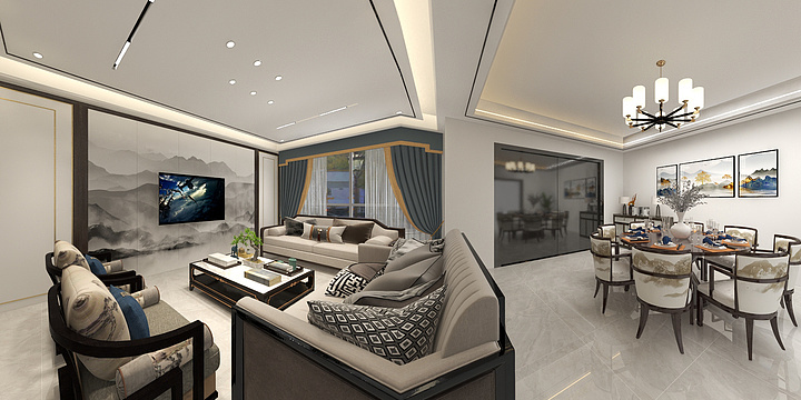 设计MISS胡-枣巷客厅-装修设计方案