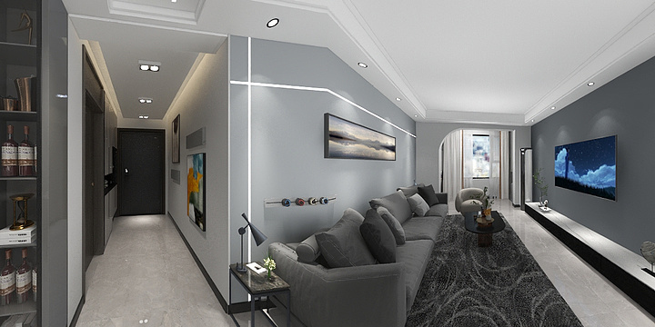 卓邦装饰~-上海公馆旗舰版10-1-2301-装修设计方案