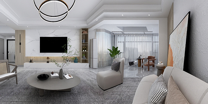 王宏彬SozZ-大洼公园里21-2-901(1)-装修设计方案