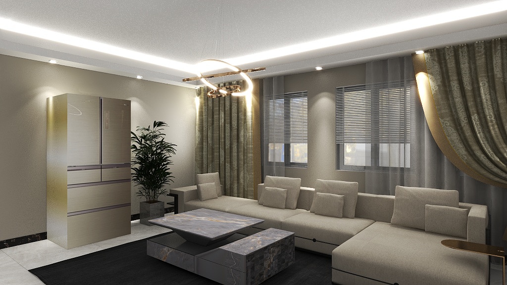 A布偶-瑞和园89.50㎡B户型3室2厅1卫-装修设计方案