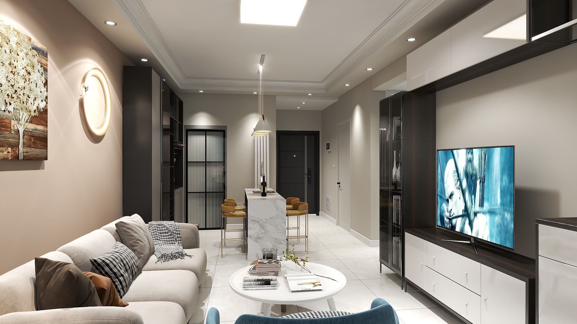 c莫小鱼-永信。伯爵山16-2-707--装修设计方案