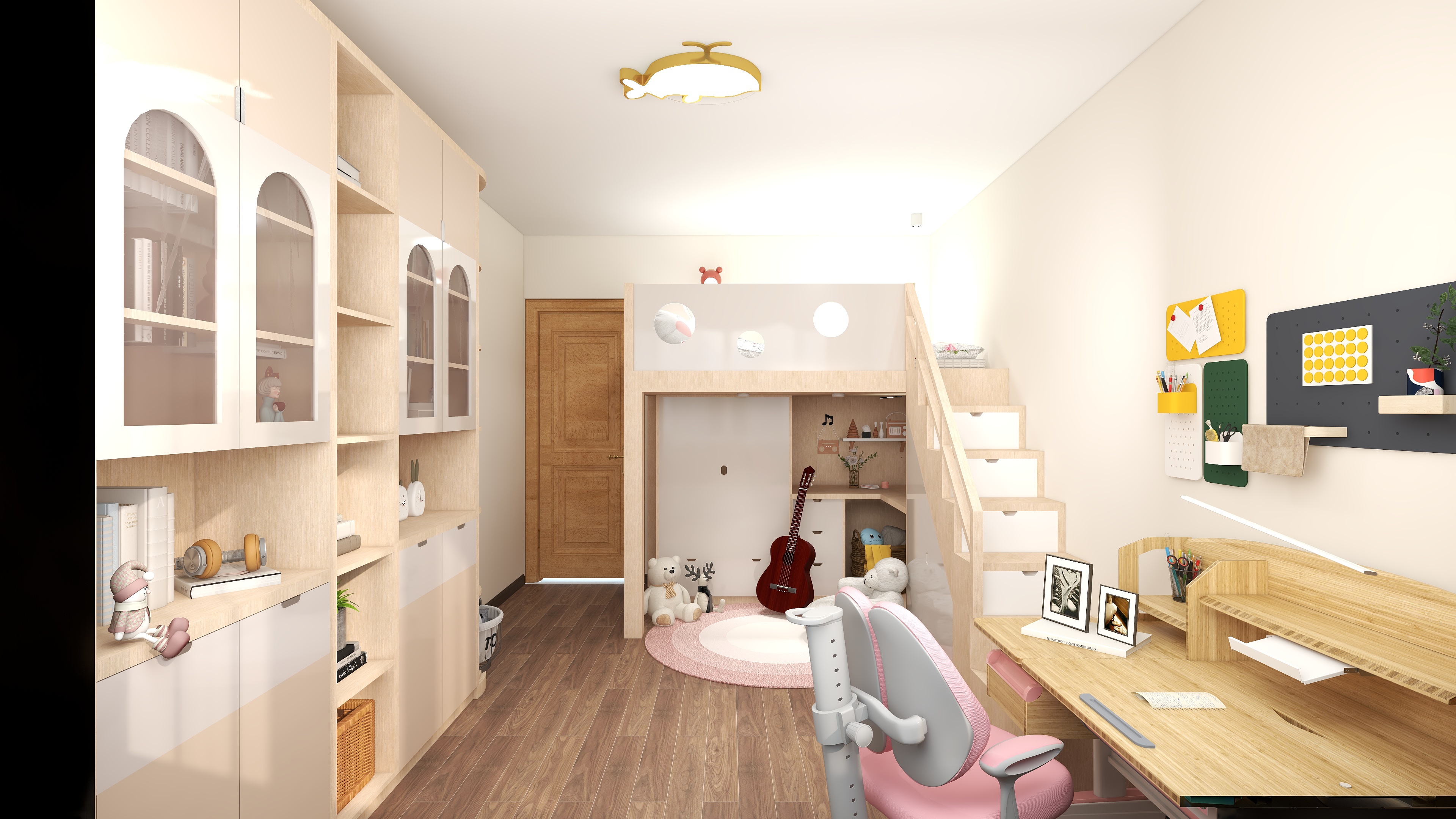 平空间工urmj-乐乐的小家-夜间版-装修设计方案