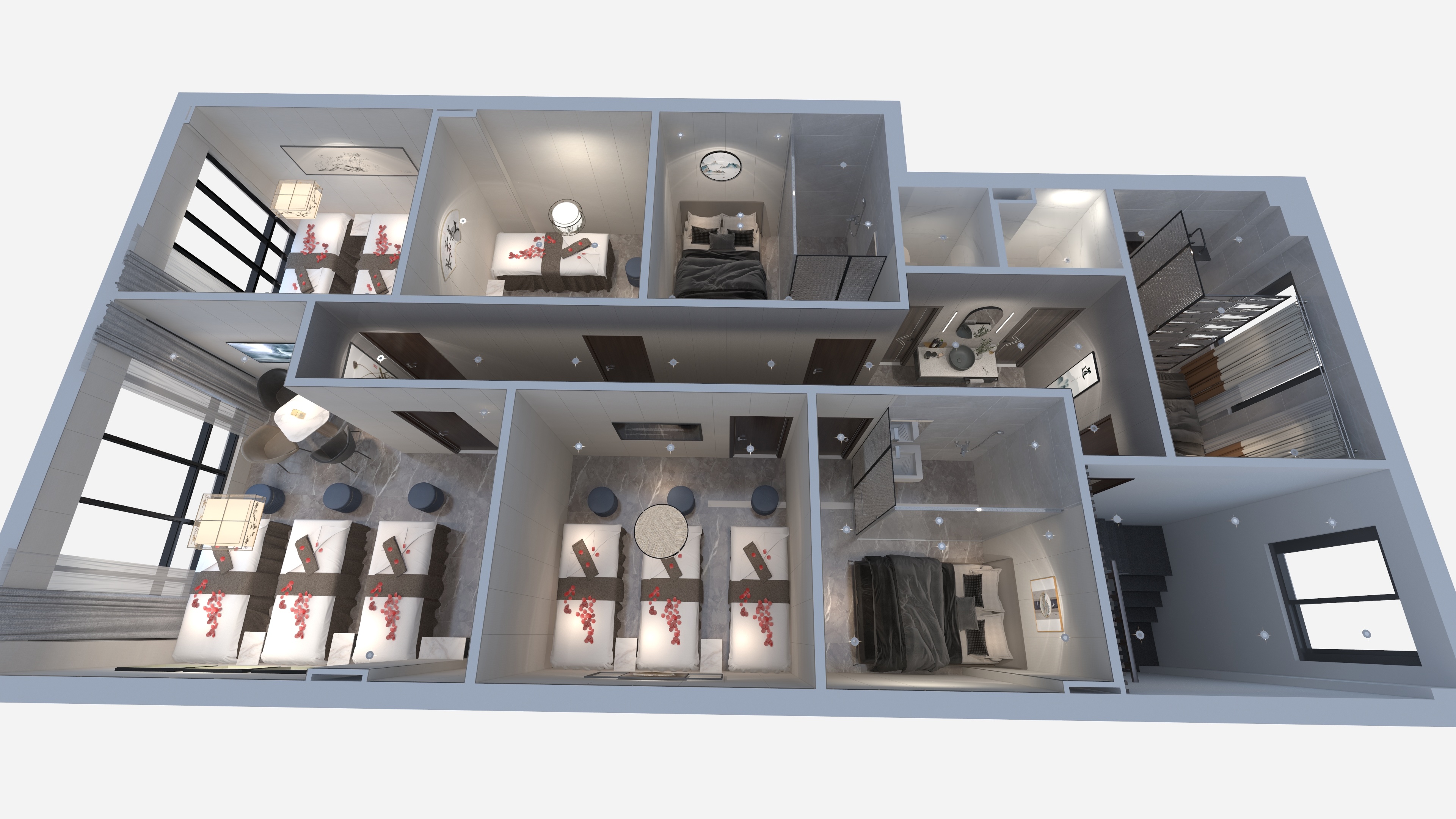 KALORANGE高端定制-足疗店-装修设计方案