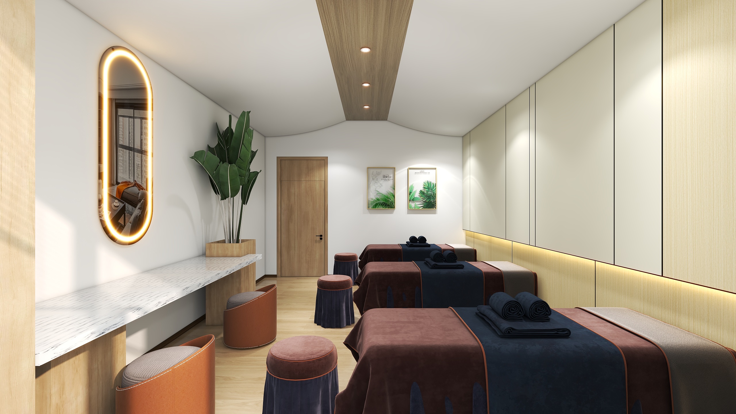 天天贴报-美容会所包间-装修设计方案