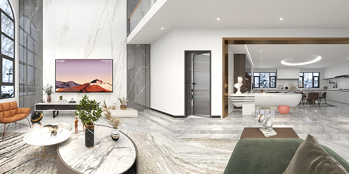 设计部W.-三层效果图-装修设计方案