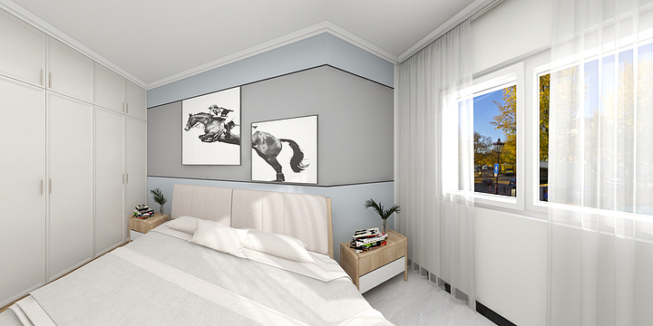 多思雨-瑞和园89.50㎡B户型3室2厅1卫-装修设计方案