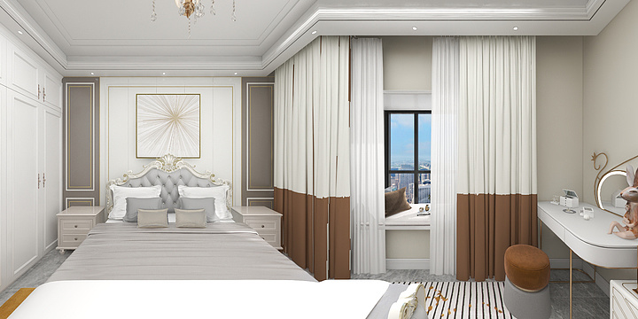 墨书空间设计-谢总效果图.dwg-装修设计方案