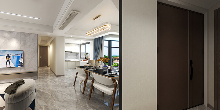 徐鹏整装全案设计-2.18中南紫云集16号2单元3-装修设计方案