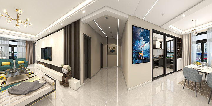 莱恩定制-金昊苑13-1-1304-装修设计方案