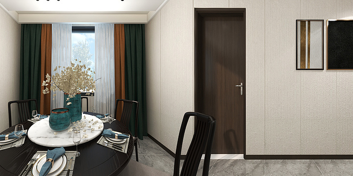 室内设计师程程-安阳餐厅(1).dwg-装修设计方案