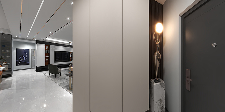 Design路宽-城南花园.dwg-装修设计方案