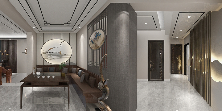 北方小镇丶-汇臻城修订版.dwg-装修设计方案