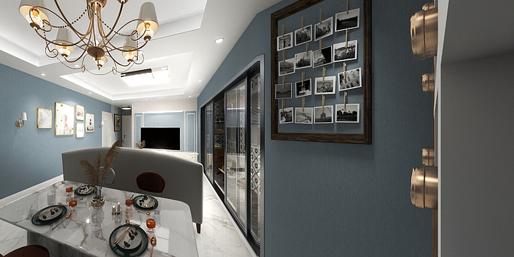 时顿ζ-瑞和园89.50㎡B户型3室2厅1卫-装修设计方案