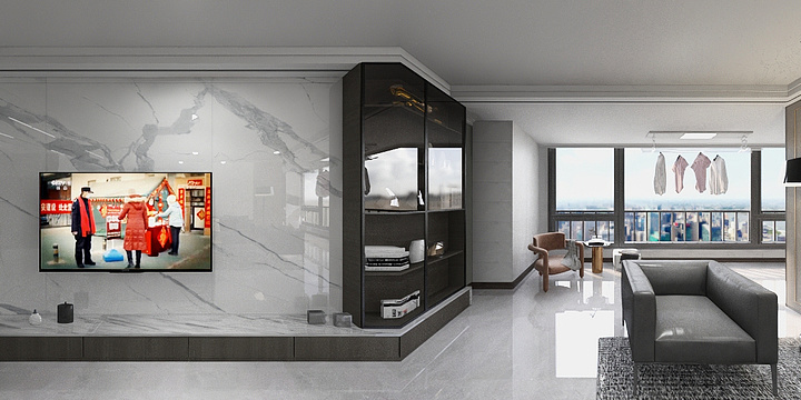 伍六七建筑装饰~~~-新中式——四季花城玉兰庭5#2单元701-装修设计方案