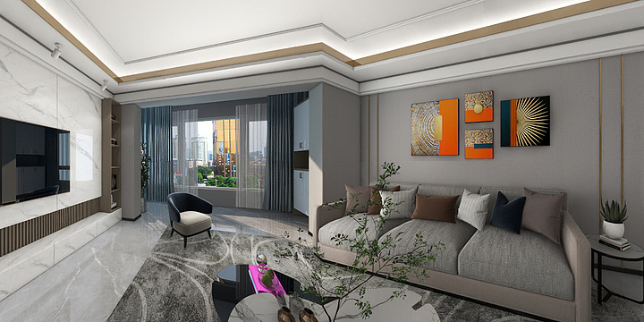 临洮柏悦装饰-熙河大套11楼-装修设计方案