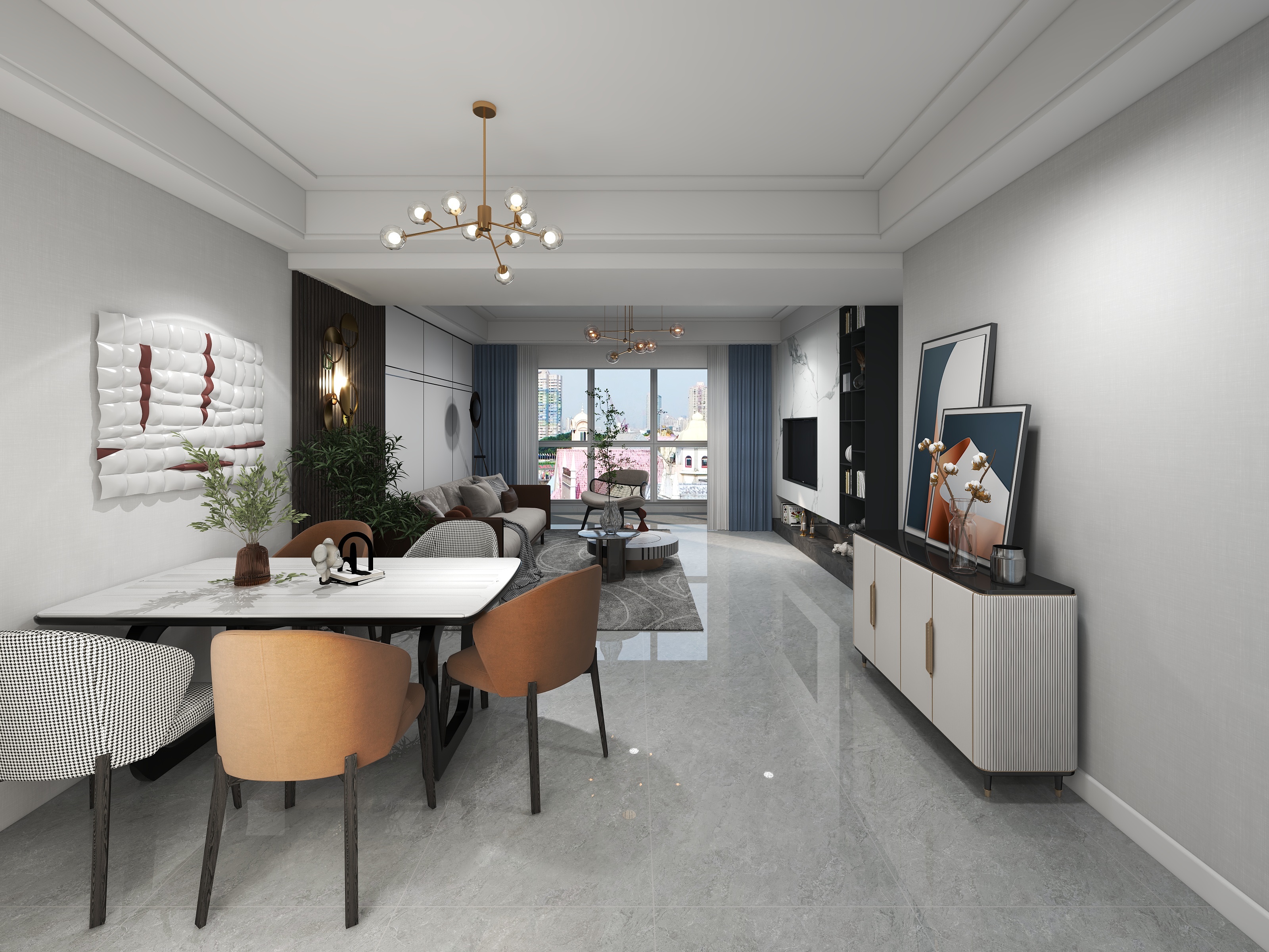 iwillin-东鹏瓷砖智诚茗居3-1903-装修设计方案