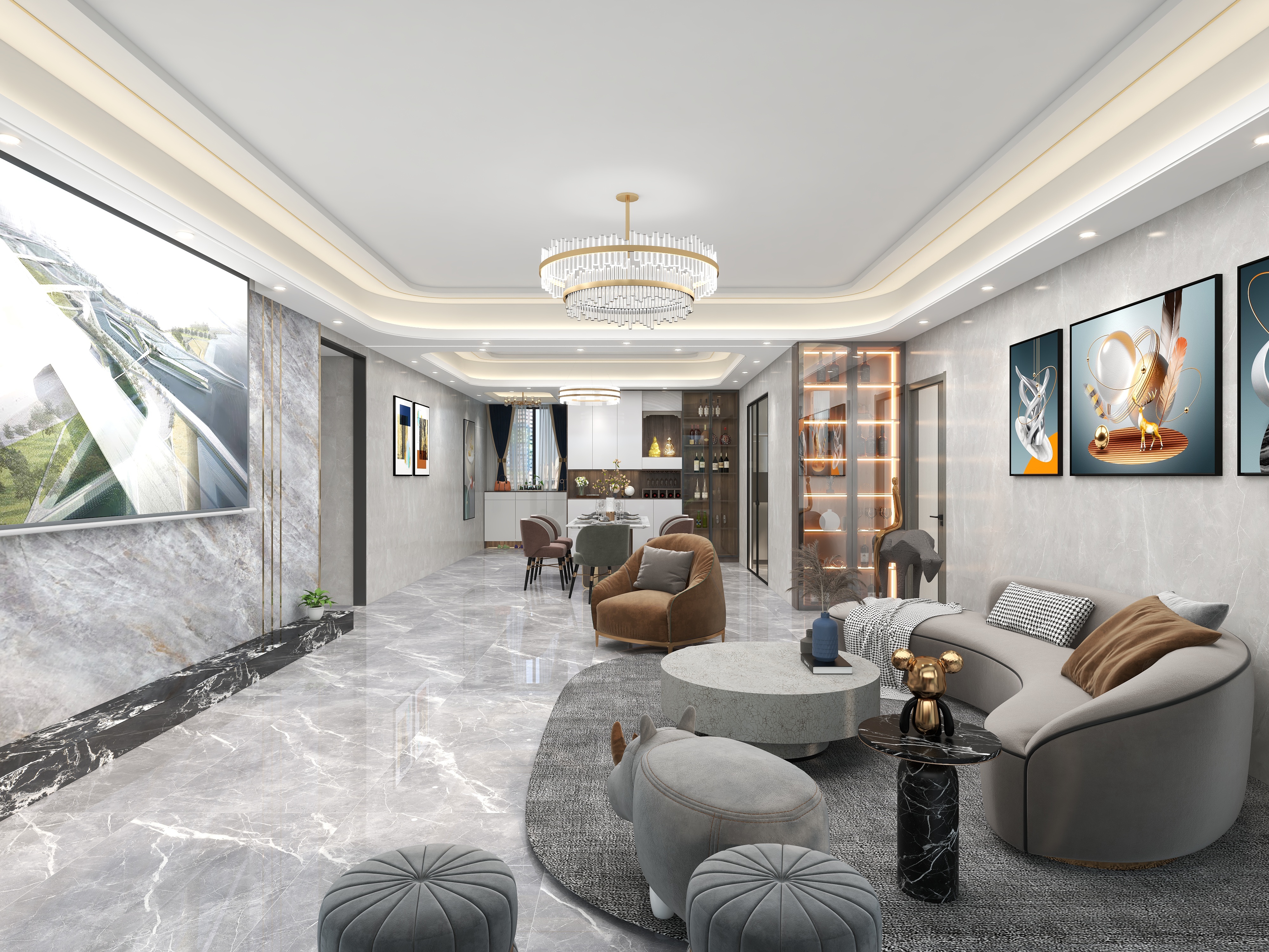 王志云-洪梅黄武汉雅居-装修设计方案