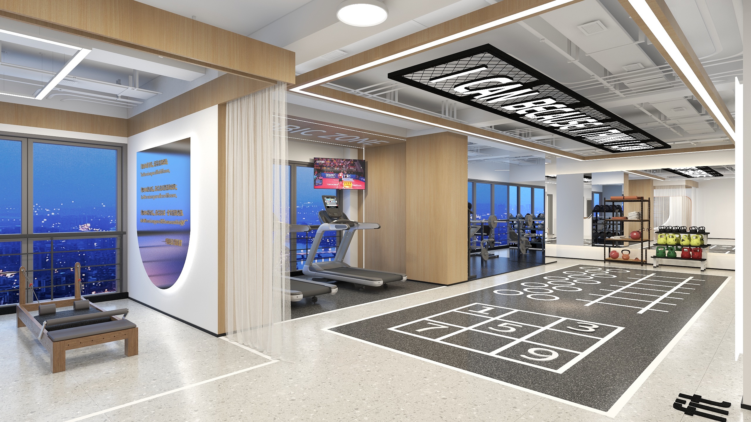 183CM浩-健身工作室-装修设计方案