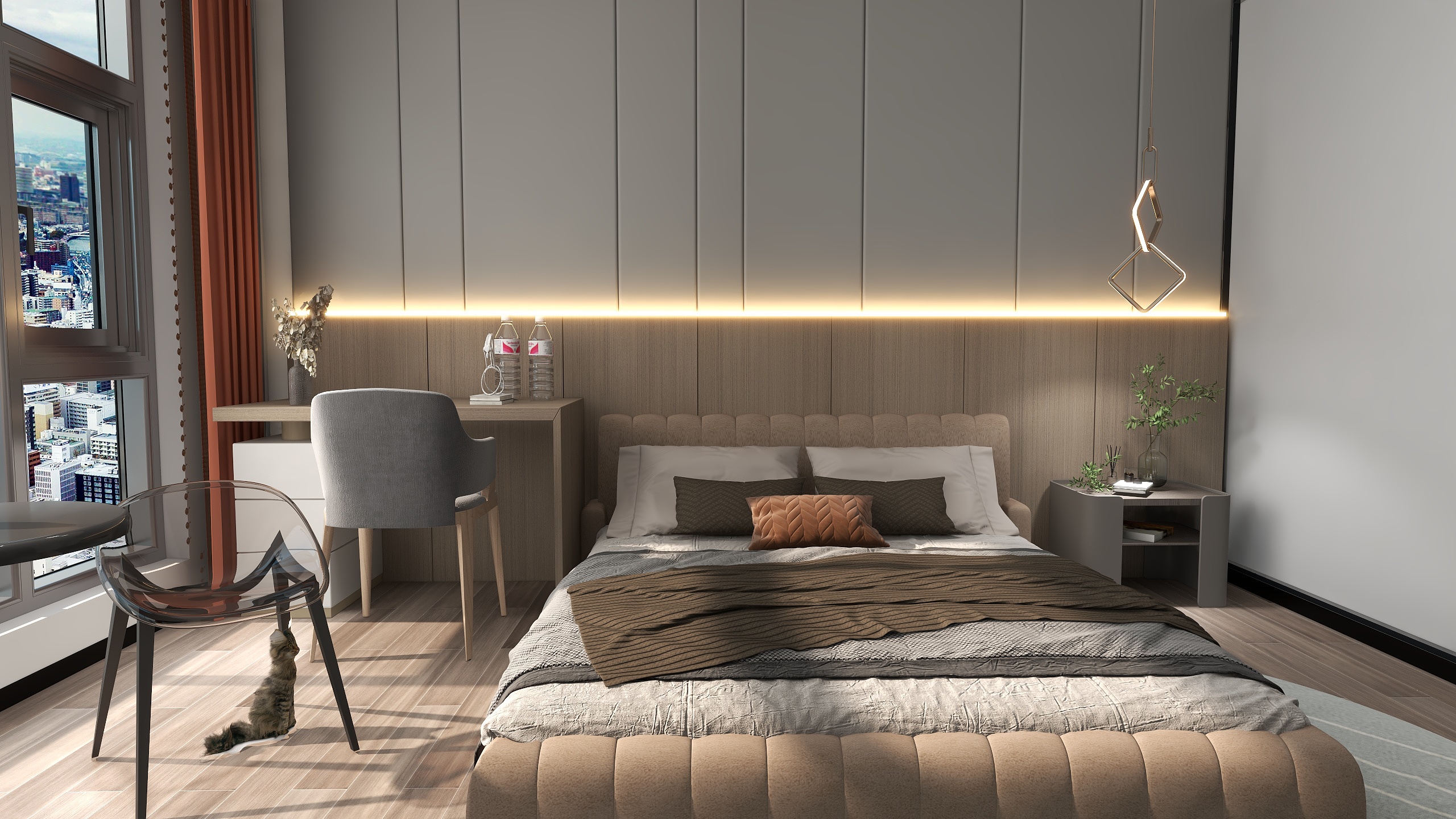 盛庭装饰设计-酒店客房-装修设计方案