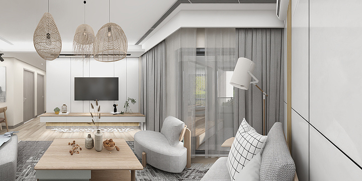 广分备用AdEa-学仕里户型75㎡-装修设计方案