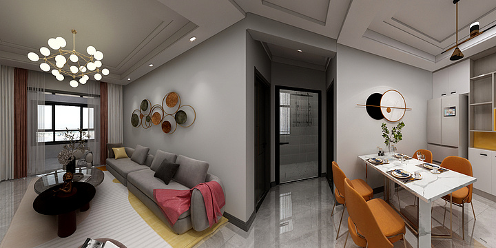 典尚设计-天伦湾5-1-9中户.dwg-装修设计方案