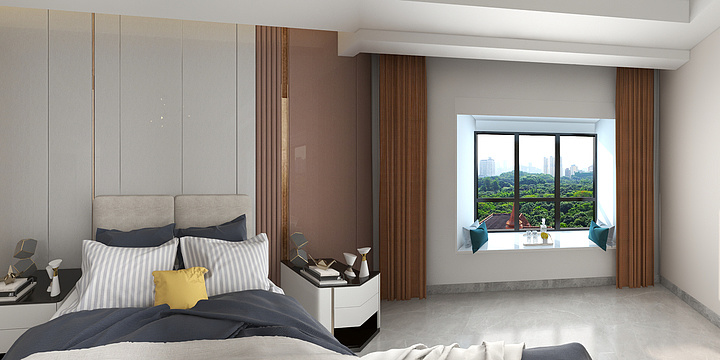 凯撒豪庭装饰-江锦大楼户1901.dwg-装修设计方案