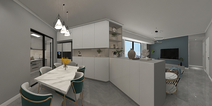 致远L-璟瑞府1-1-1102现代.dw-装修设计方案