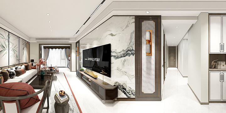 罗茂源-红星檀宫25栋新中式-装修设计方案