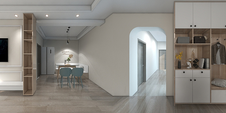 设计师王真-樱花广场.dwg-装修设计方案