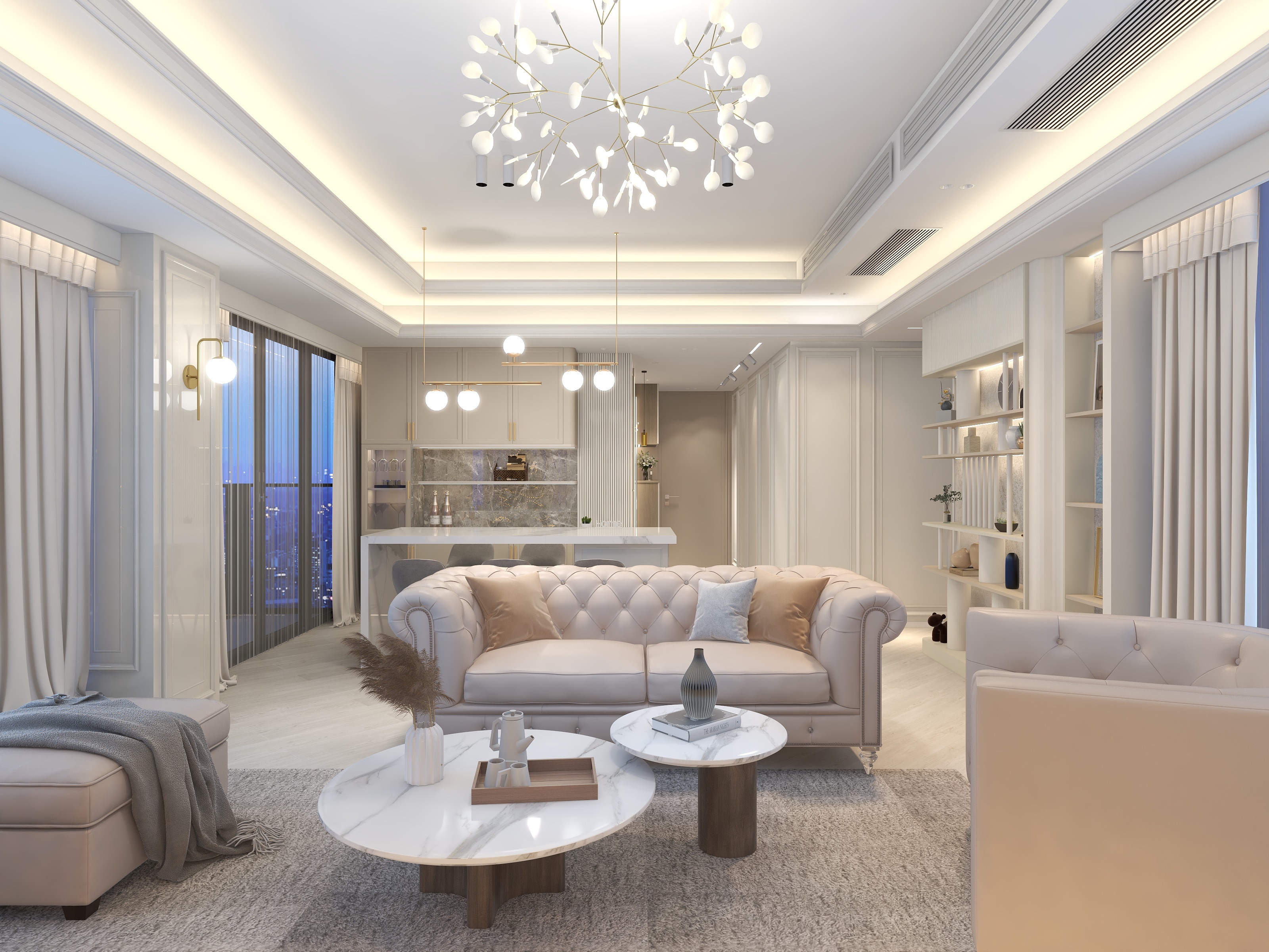 FLATASTIC-現代歐式-灣仔住宅改造-装修设计方案