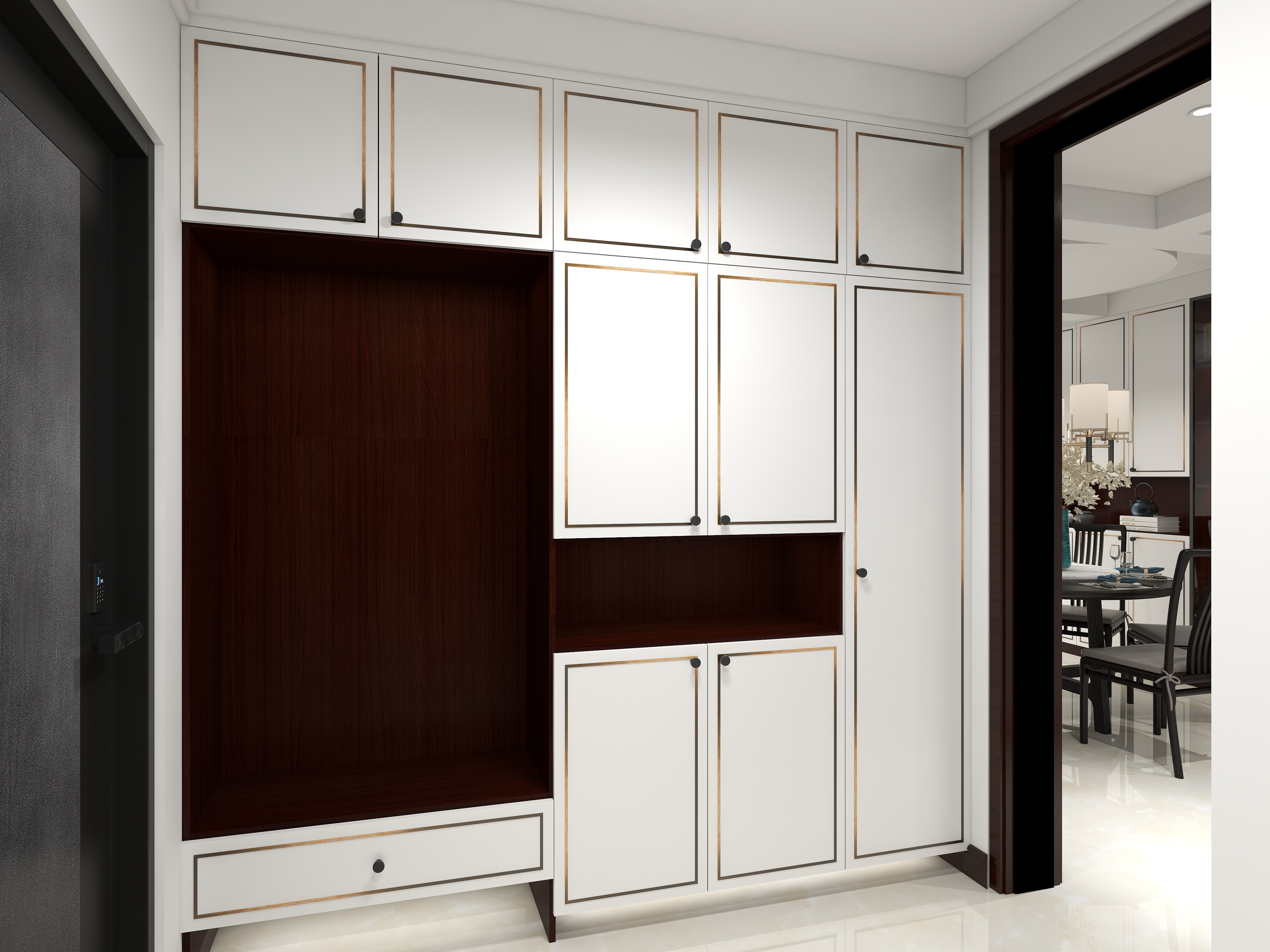 博山鑫家装饰-白虎山.dwg-装修设计方案