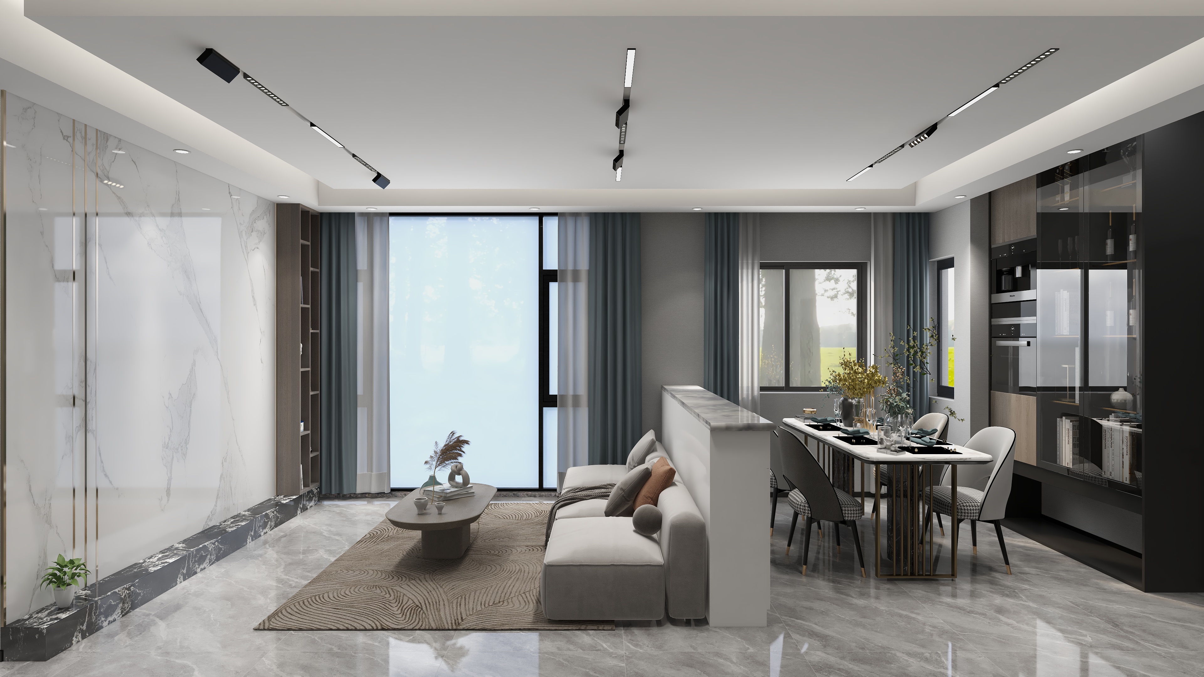 冠卓装饰明15347200553-瑞和园89.50㎡B户型3室2厅1卫-装修设计方案