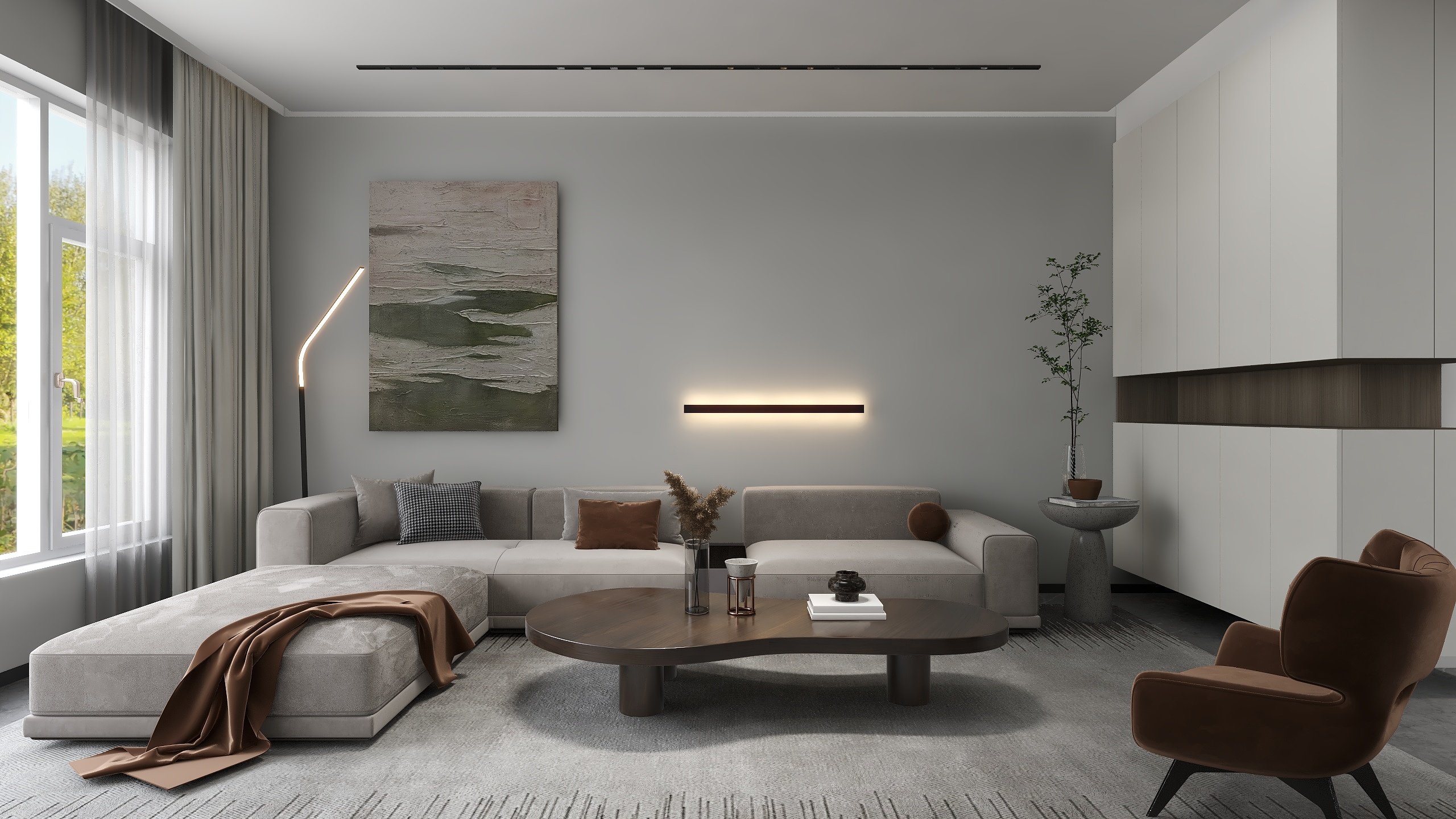 设计师史宁宁-现代简约三室两厅-装修设计方案