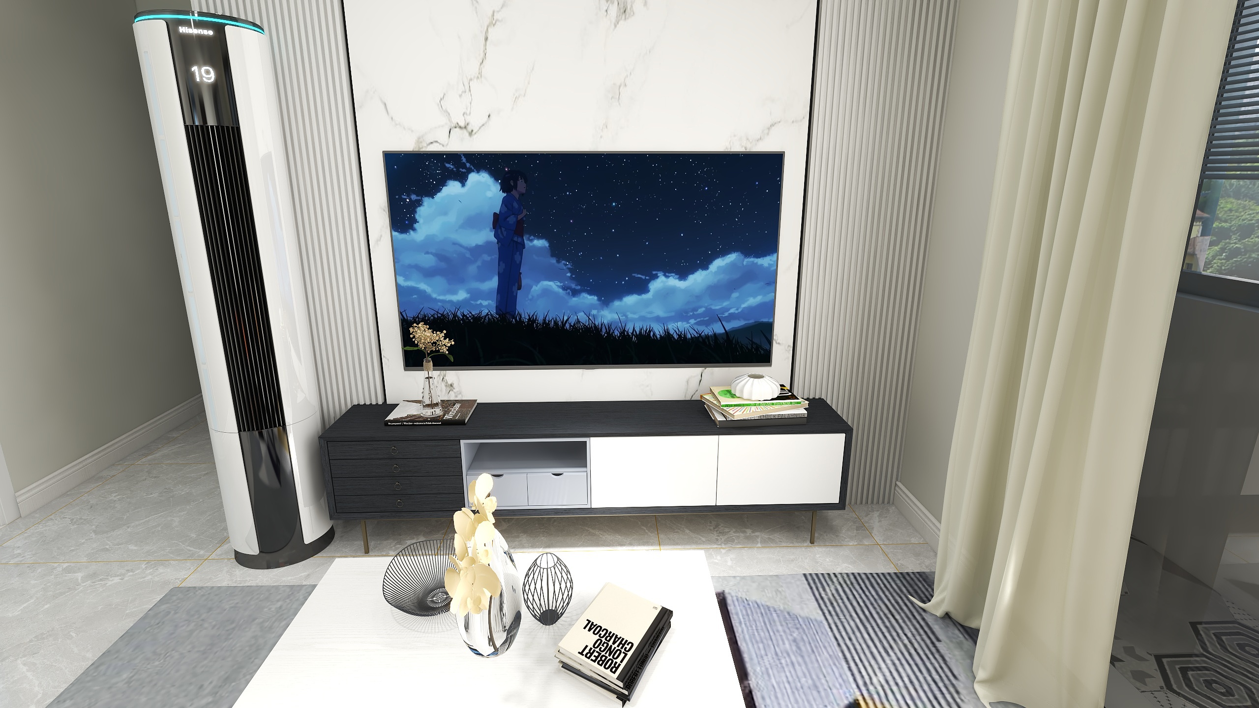 夕立YUUDACHI-瑞和园89.50㎡B户型3室2厅1卫-装修设计方案