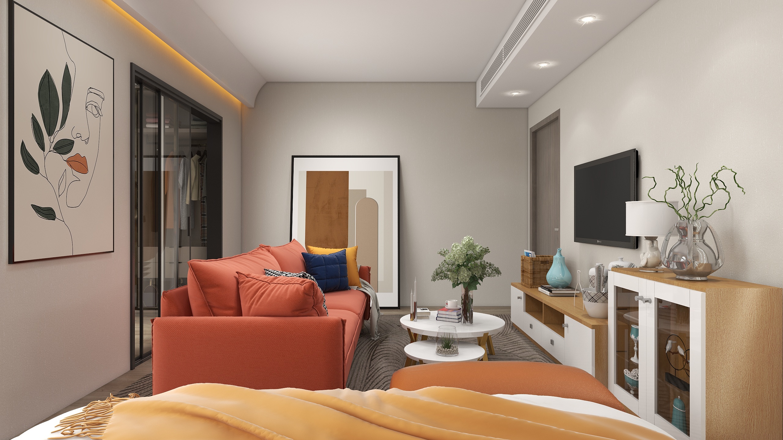 单纯丨最美-复式、诧寂、混搭-装修设计方案