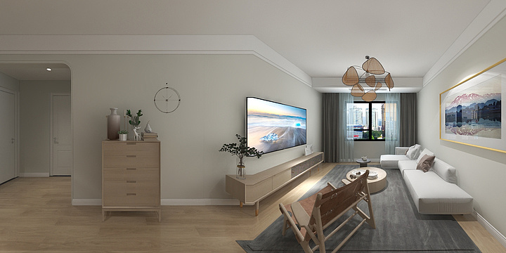 95设计-襄河家园-装修设计方案