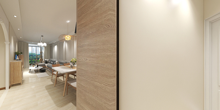 文weno-德信海德公园83.00㎡A2’3室2厅1卫1厨-装修设计方案