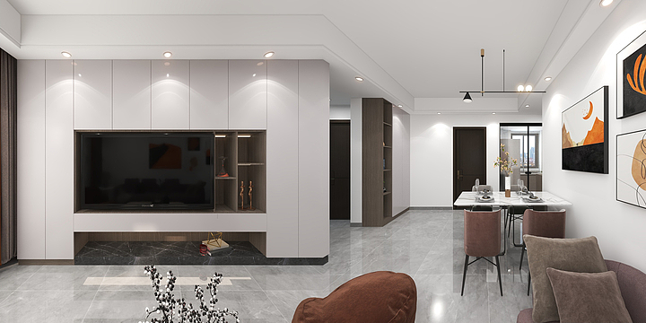 ZeHkk-城市之光1期9#1005-装修设计方案