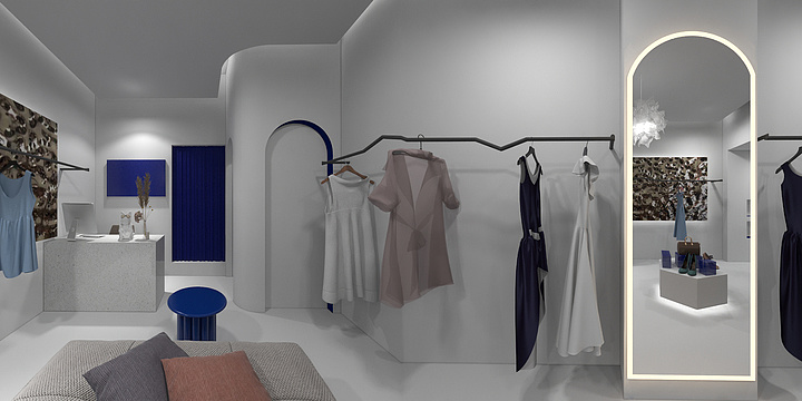 全案设计师林工-好宜多-服装店-装修设计方案