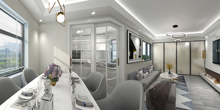 A.Alfred Molina-55平小户型家装-装修设计方案