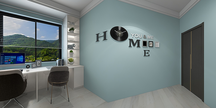 室内设计丶晓-盛世华庭34#中-平顶-装修设计方案