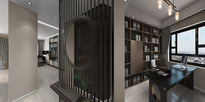 艾装装饰设计有限公司-保利云禧三楼.dwg-装修设计方案