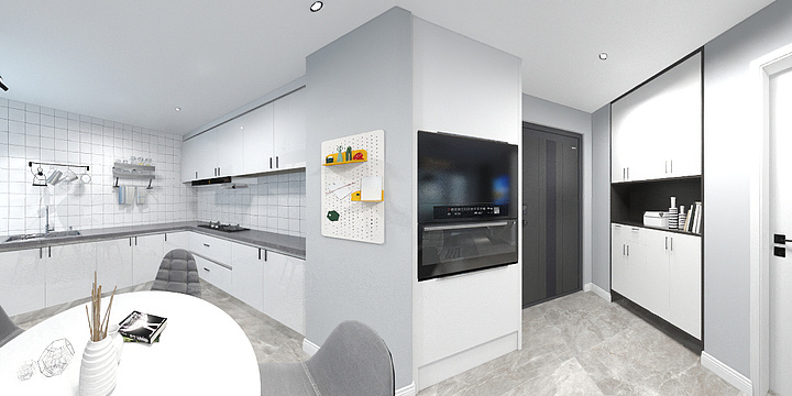 华灯初上设计-雨润城效果图.dwg-装修设计方案