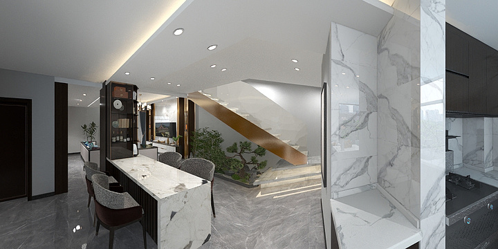 秦巍-经纬府顶层-装修设计方案